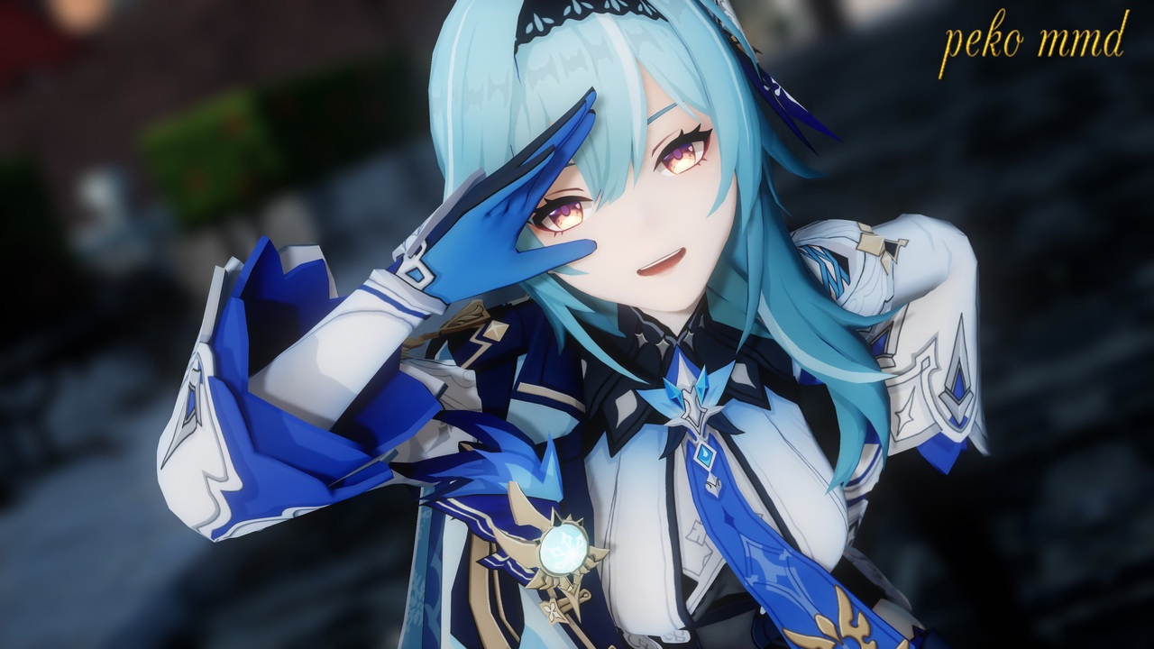 原神mmd エウルアが魅せる 極楽浄土 ニコニコ動画