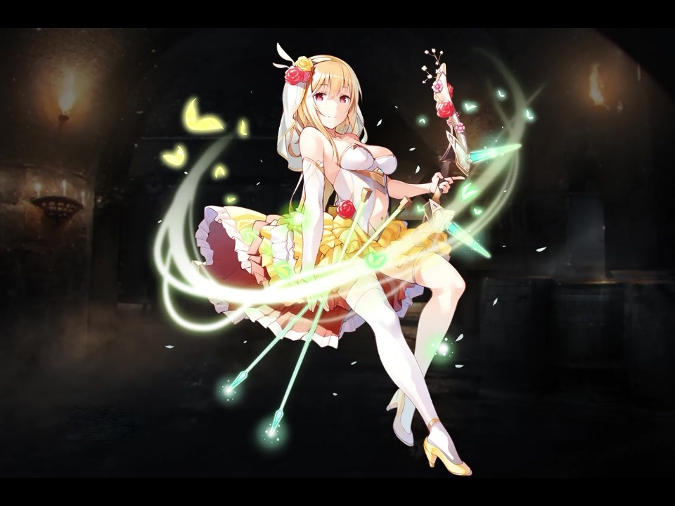 千年戦争アイギス 白き花嫁ナナリー セレーネ ラピッド 通常スキル 覚醒スキル ニコニコ動画