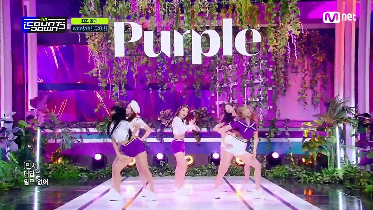 [K-POP] woo!ah! - Purple (Comeback 20210527) (HD) - ニコニコ動画