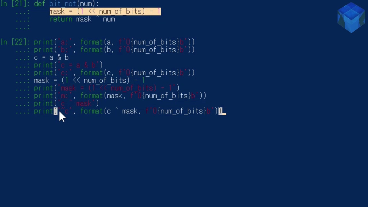 003 Use python to learn bitcoin (logical operations on bits) - ニコニコ動画