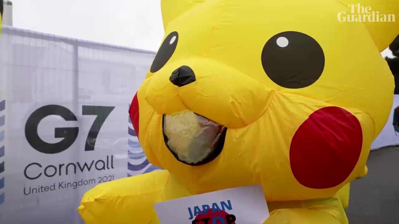 G7に招待された韓国のムンムン全映像とピカチュウで反日本の石炭使用w ニコニコ動画