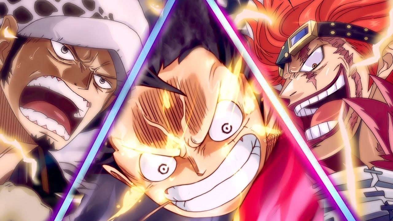 One Piece ルフィ キッド ロー 最悪の世代である三船長が久々の共闘 ワンピース ニコニコ動画