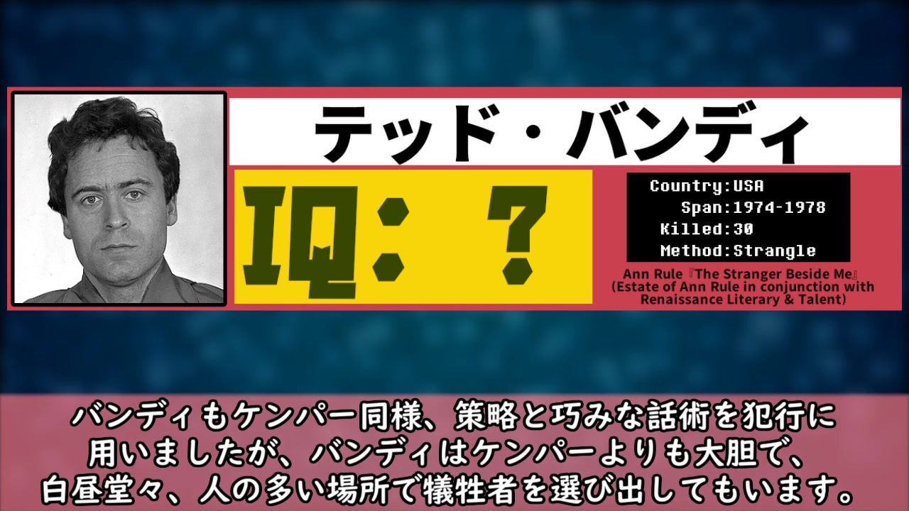 人気の シリアルキラー 動画 1本 ニコニコ動画