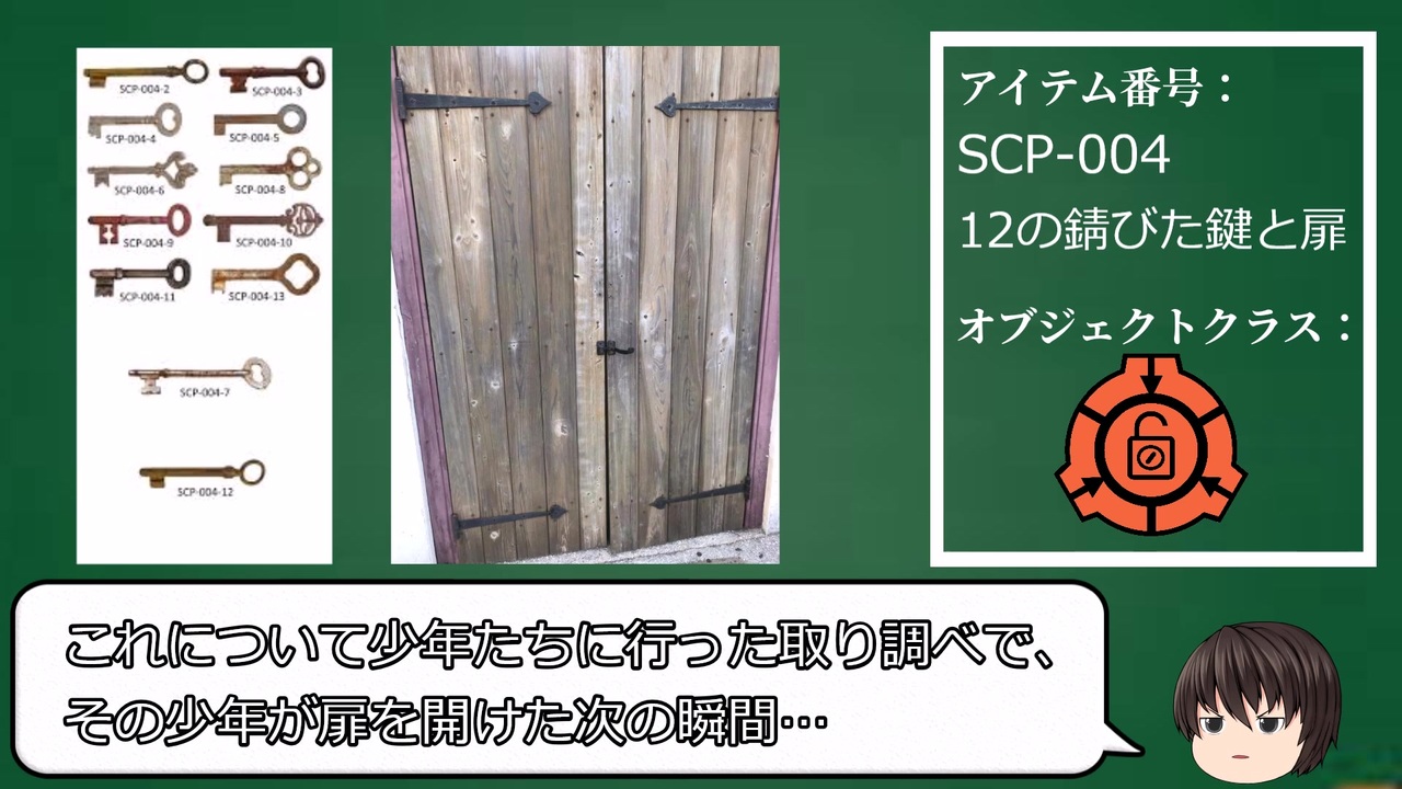 先のない扉 Scp