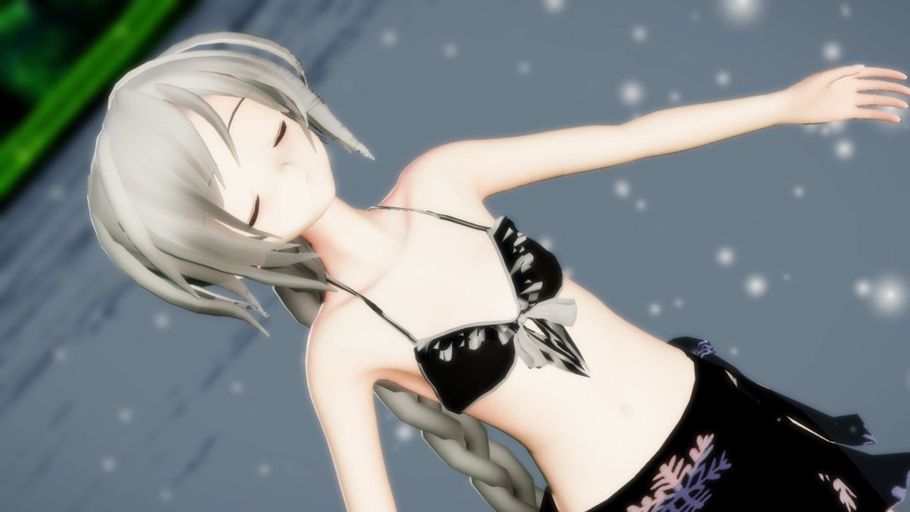 【MMD】水着のユフに「海を泳ぐ月」を踊ってもらいました【らぶ式】 - ニコニコ動画