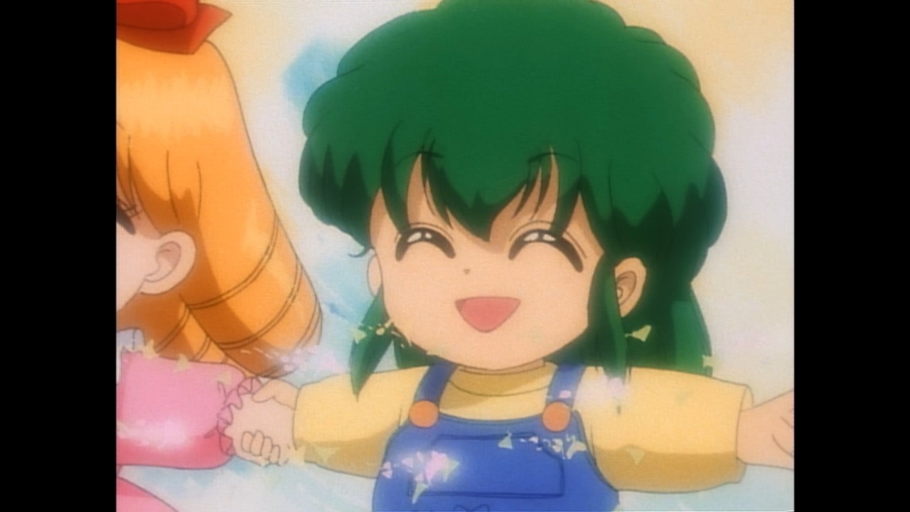 セル画 赤ずきんチャチャ セラヴィ先生とエリザベス風ドロシーちゃん 直筆背景付 セル画 赤ずきんチャチャ セラヴィ先生とエリザベス風ドロシーちゃん