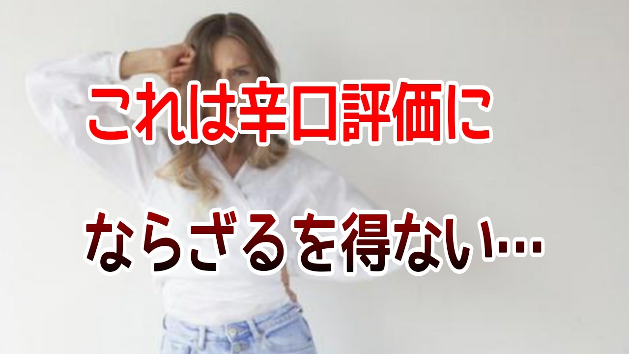 これは辛口評価にならざるを得ない ニコニコ動画