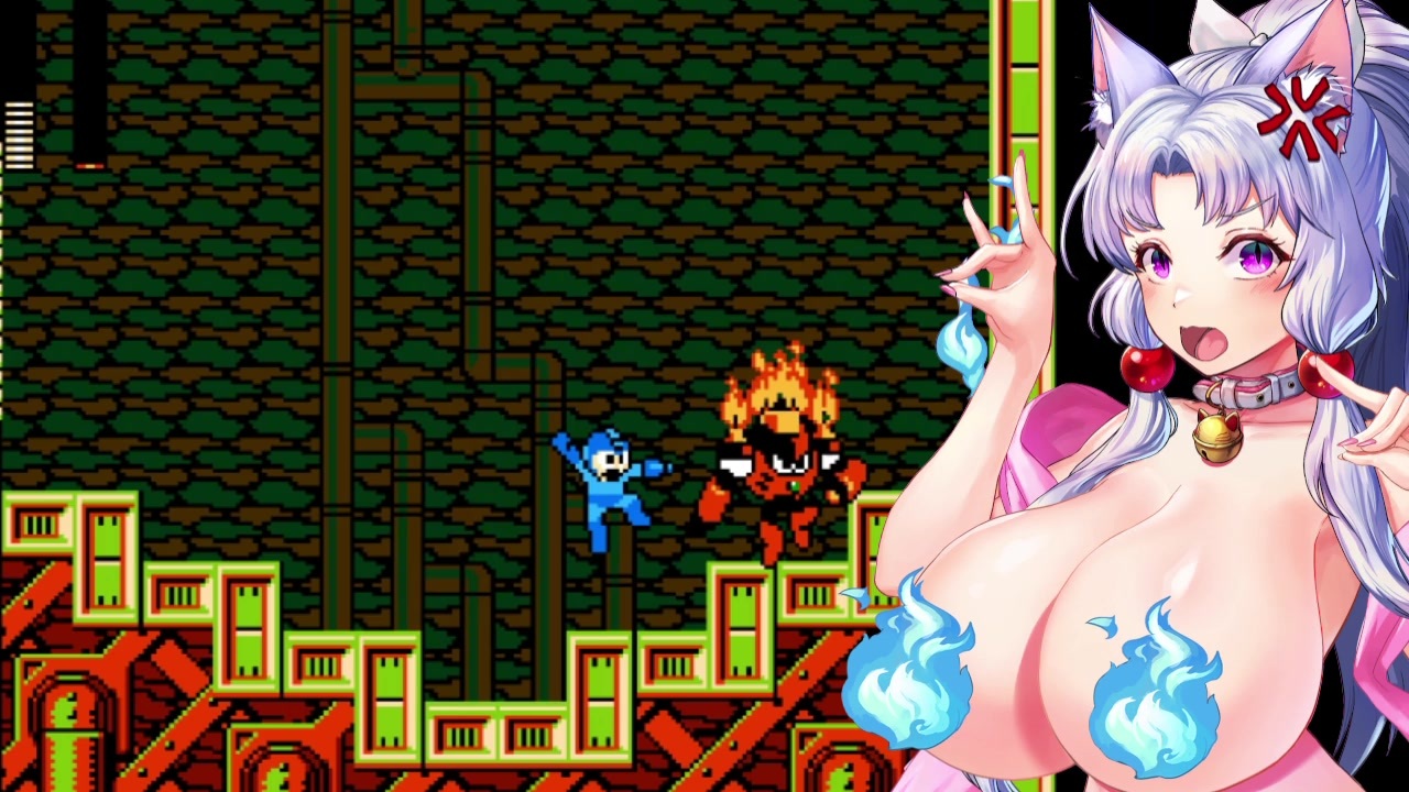 （再アップ）【ロックマン9】異国の裸族の超乳イタコさんが実況　part4