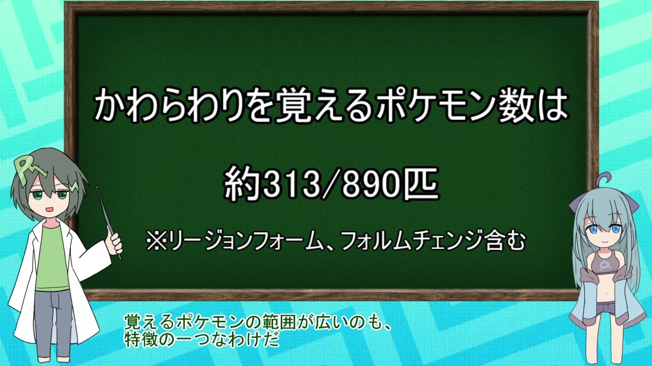 ポケモン紹介 解説 かわらわりをざっくり解説 考察 ニコニコ動画