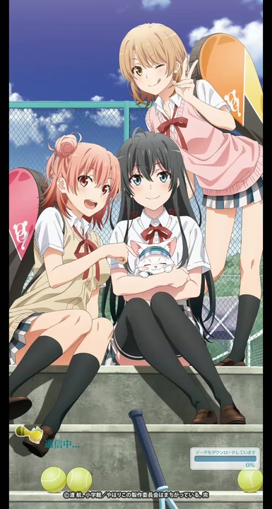 【最終値下げ】俺ガイル　白猫テニス　クリアファイル 白猫テニス』×『俺ガイル』コラボがスタート！QUOカードやクリア