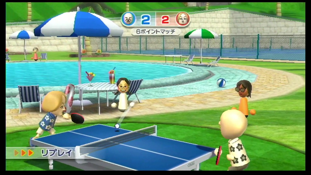 Wii Sports Resort ピンポンの実況プレイしてたらハンターハンターの話で盛り上がって笑う ニコニコ動画