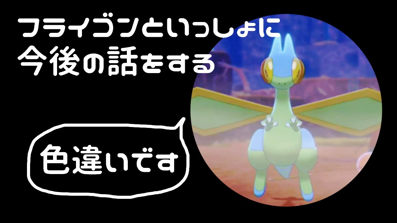 ポケモンシールド フライゴンとキャンプしながら今後の話をする ニコニコ動画