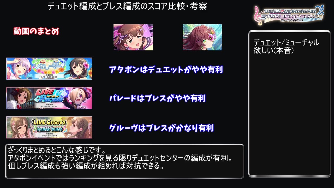 デレステ解説 全48件 Shira 010さんのシリーズ ニコニコ動画