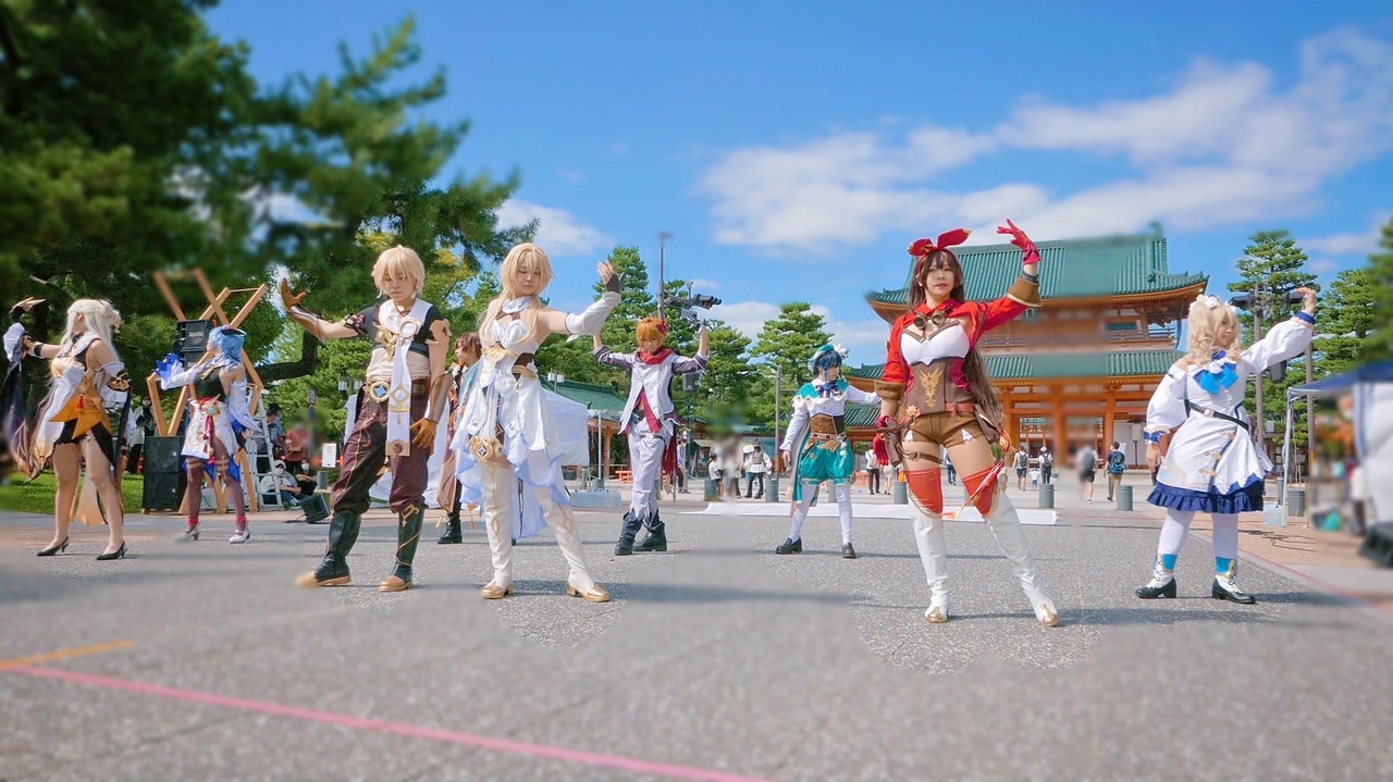 【古都コス】原神　コスプレパフォーマンス【Huntress】 - ニコニコ動画