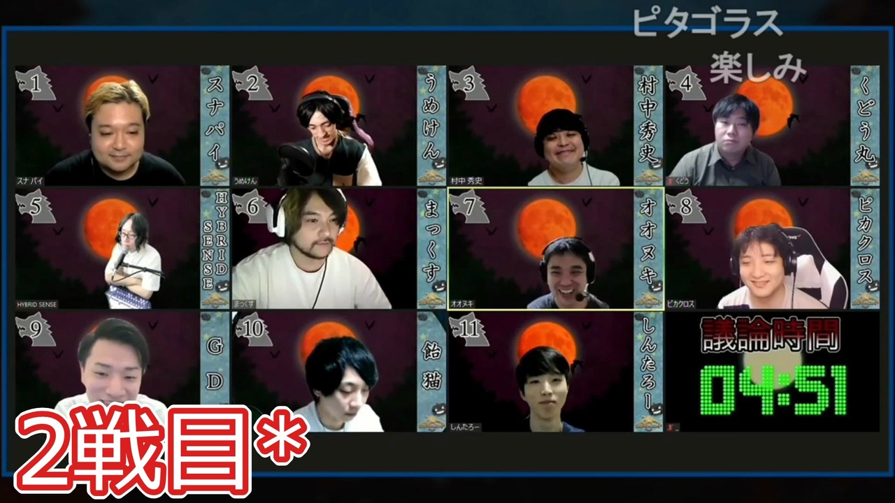 人気の ゲーム 人狼 動画 4 675本 7 ニコニコ動画