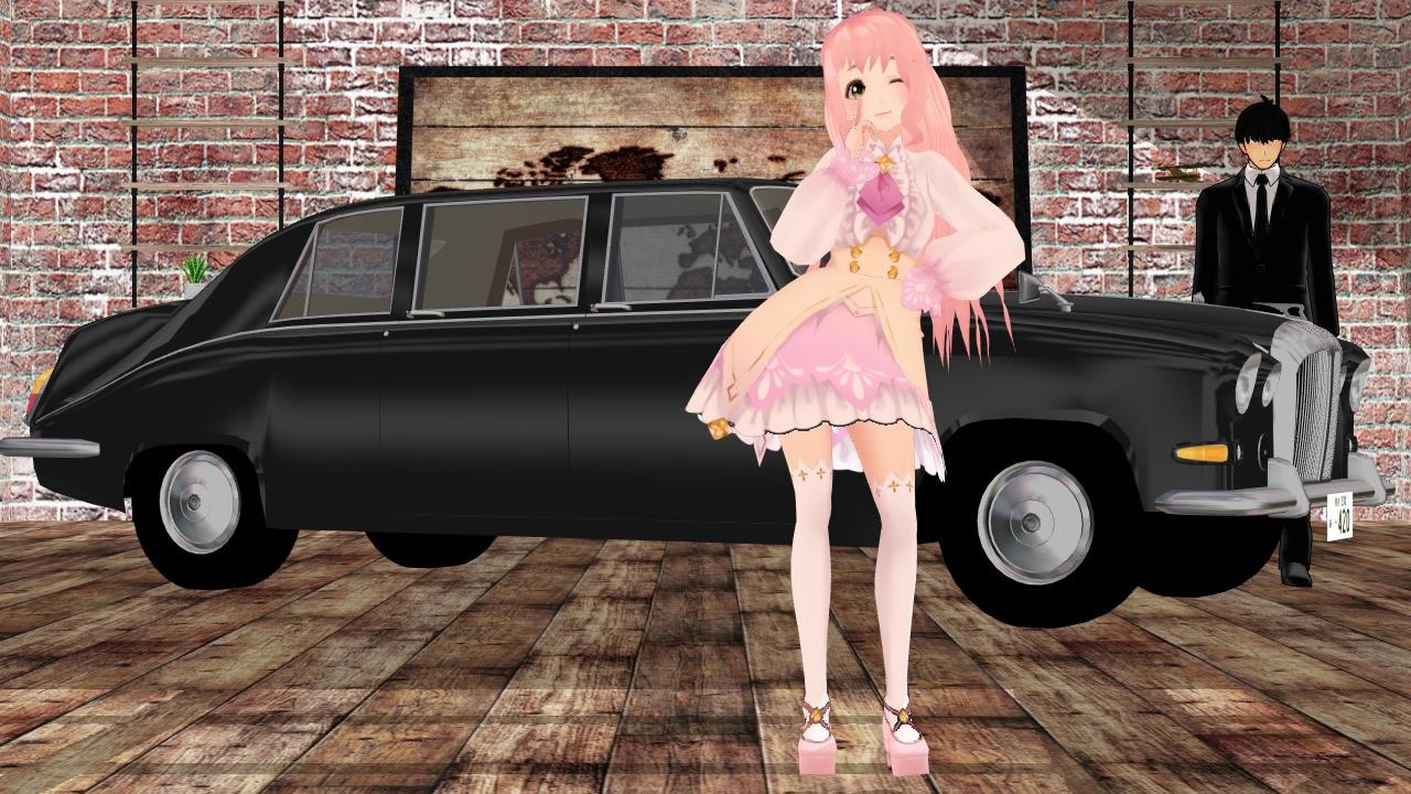 【MMDm@ster】琴歌お嬢様で　”Gimme×Gimme” with Daimler DS420 【idol with vintage car #6】 - ニコニコ動画