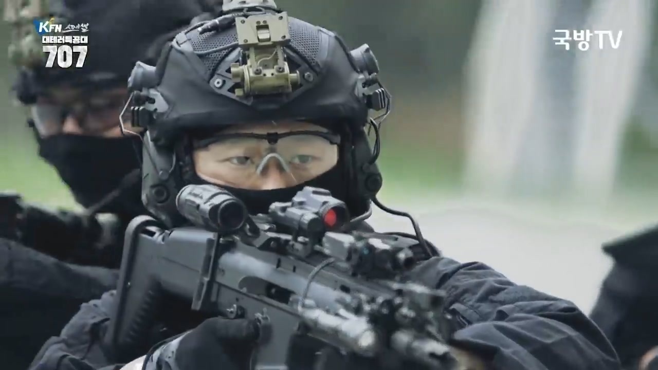 韓国軍第707特殊任務大隊によるCQB訓練