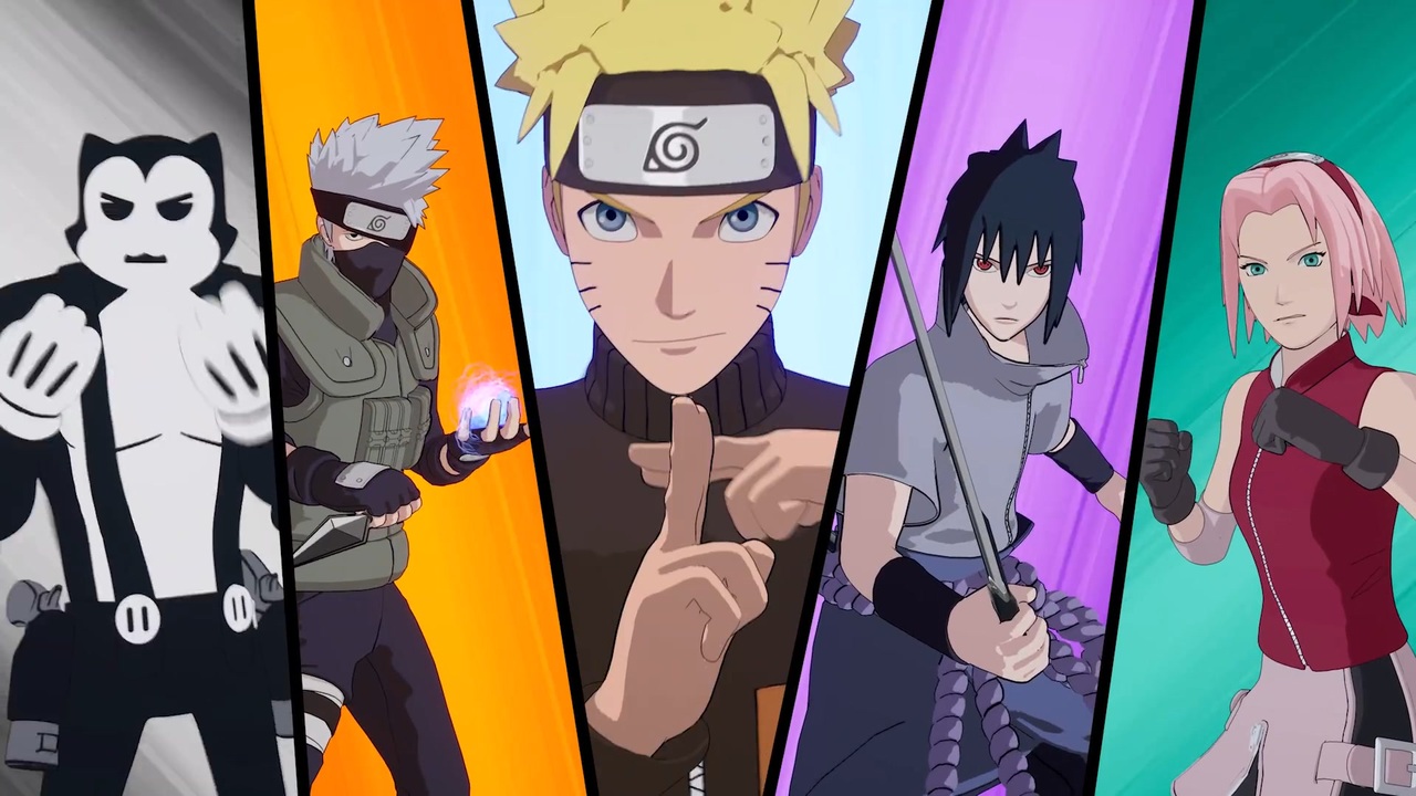 フォートナイト Narutoコラボ ナルトが第七班のメンバーたちと共に島に登場 ニコニコ動画