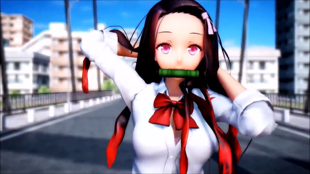 R18 MMD 禰豆子 