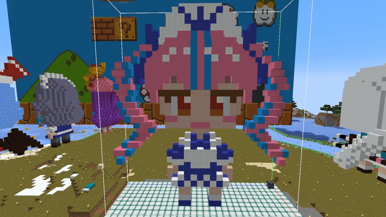 Minecraft Hololive 湊あくあの作り方 ニコニコ動画