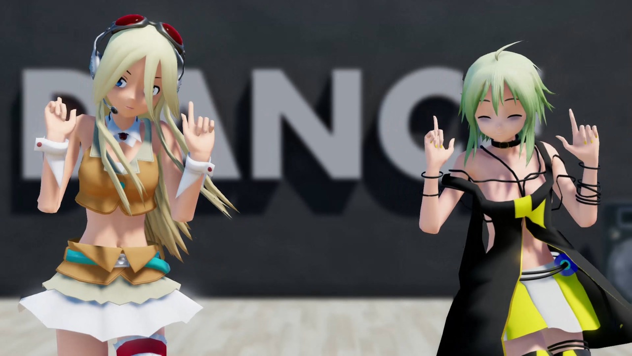 【MMD】GUMIとLilyでdrop pop candy【ままま式GUMI】【マシシ式Lily】 ニコニコ動画