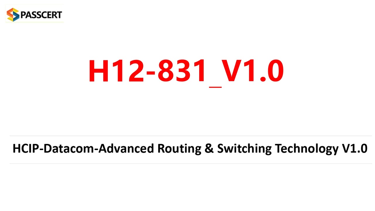 Free H12-831_V1.0-ENU Practice Exams