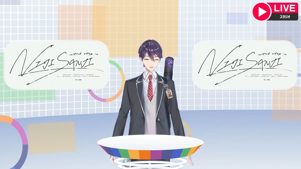 initial step in NIJISANJI」直前放送 - ニコニコ動画
