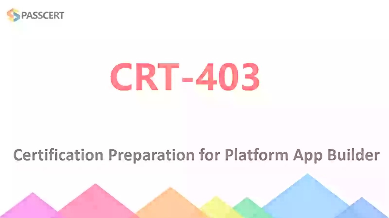 CRT-403 Reliable Test Topics