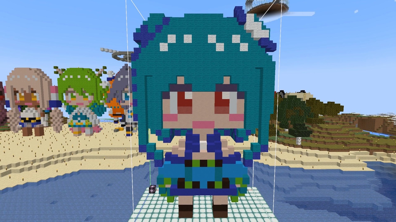 Minecraft Hololive 潤羽るしあの作り方 ニコニコ動画