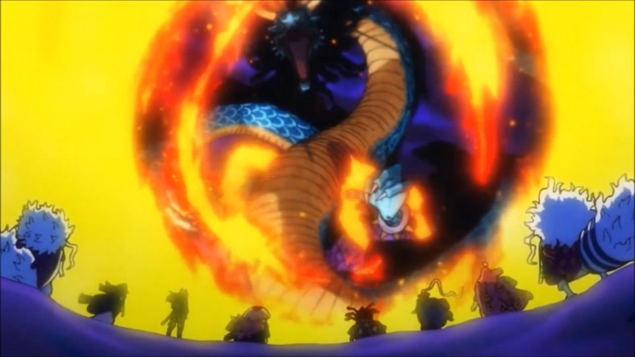 百獣のカイドウvs赤鞘九人男開幕 ニコニコ動画