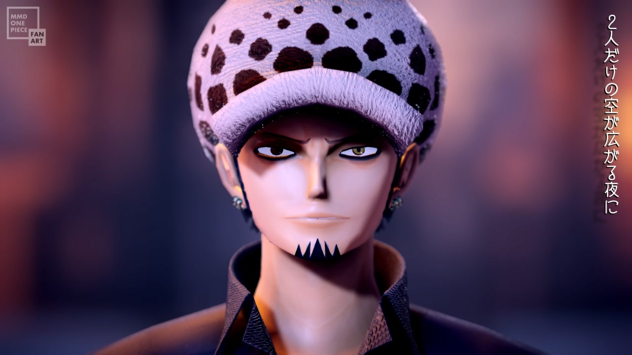 第1回mmd廃 トラファルガー ローで夜に駆ける Mmdワンピ ニコニコ動画