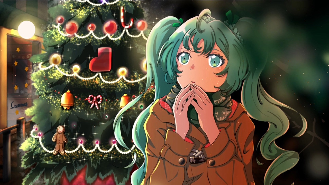 初音ミク Xmas Illumination Funnymirror ニコニコ動画