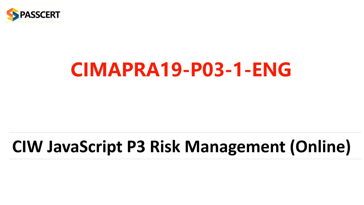 CIMAPRA19-F03-1 Latest Exam Pattern