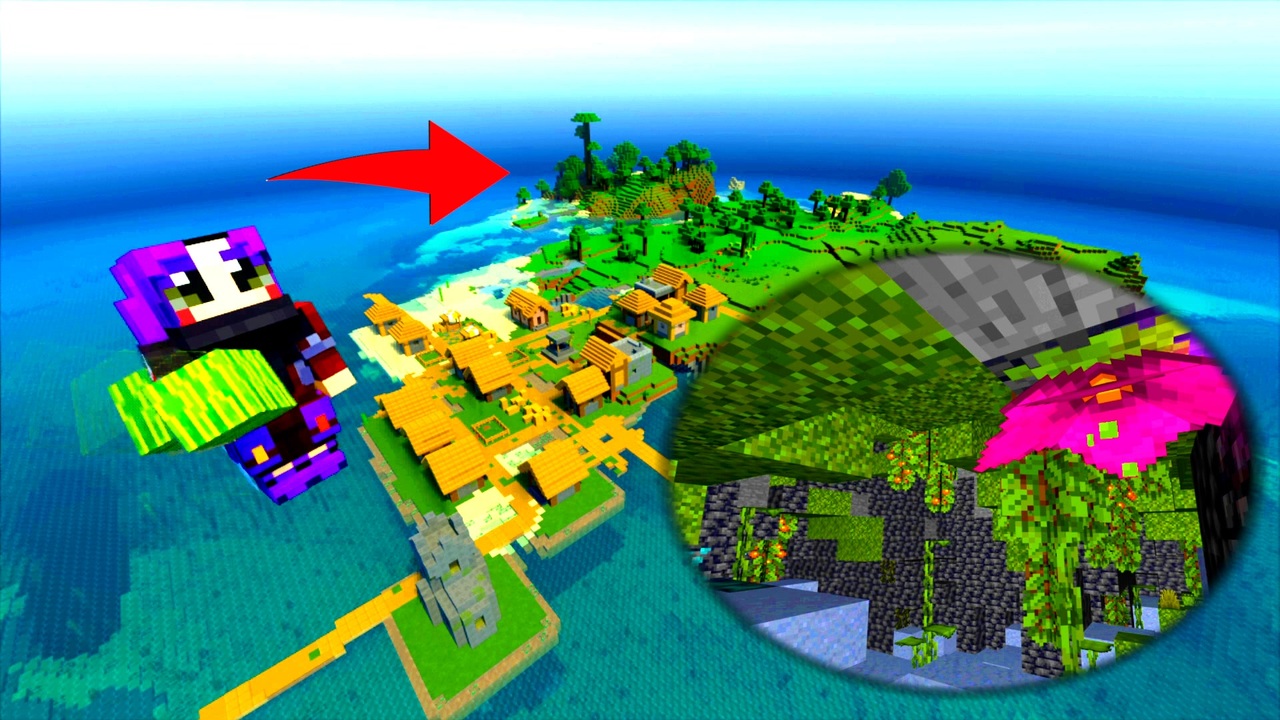 神シード紹介1 18 鉄大量のコケ洞窟でウーパールーパー大量ゲット ジャングル孤島村 Part11 マインクラフト統合版 ニコニコ動画