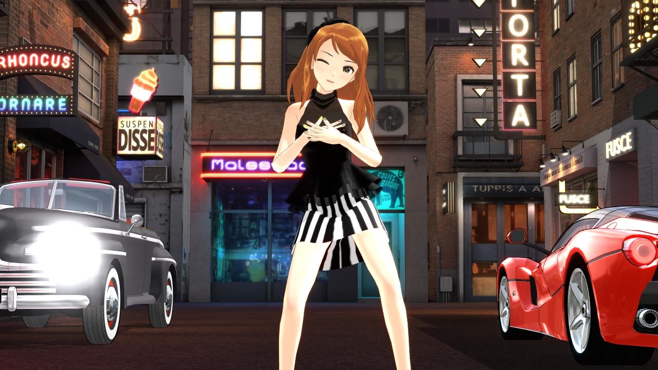 【MMDm@ster】北条加蓮で『シンデレラ』with FORD Compertable 【idol with vintage car #7】 - ニコニコ動画