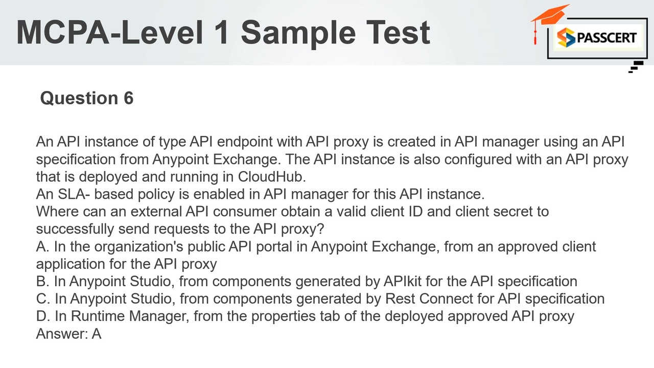 MuleSoft MCPA-Level 1 Exam Questions For MuleSoft Certified Platform Sns-Brigh10