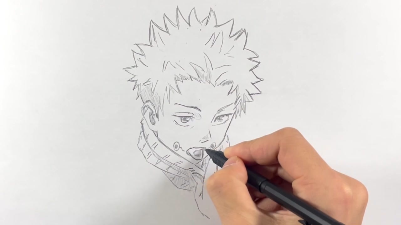呪術廻戦 全17件 筆ペンアート つっしー さんのシリーズ ニコニコ動画