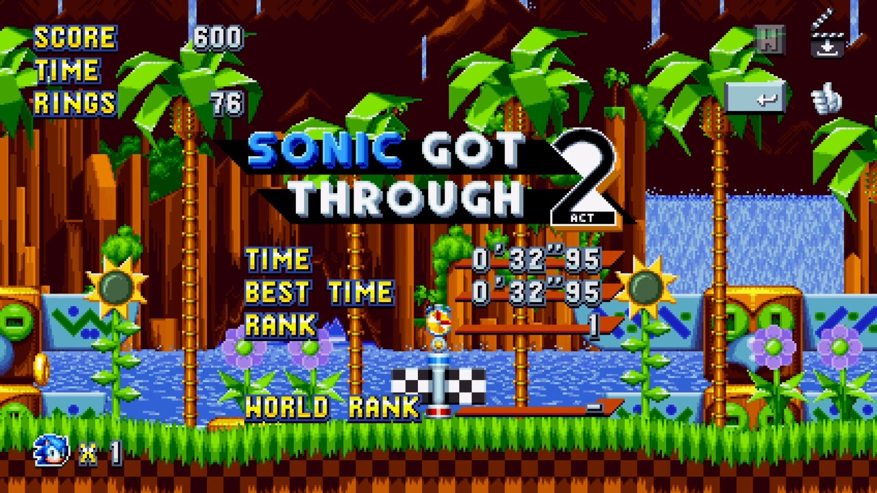 Sonic Mania Plus Green Hill Zone Act 2 0 32 95 ニコニコ動画