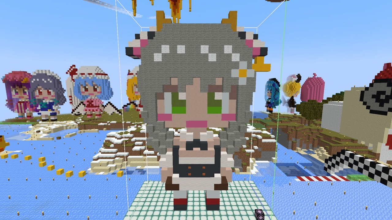 Minecraft Hololive 白銀ノエル 新衣装ver の作り方 ニコニコ動画