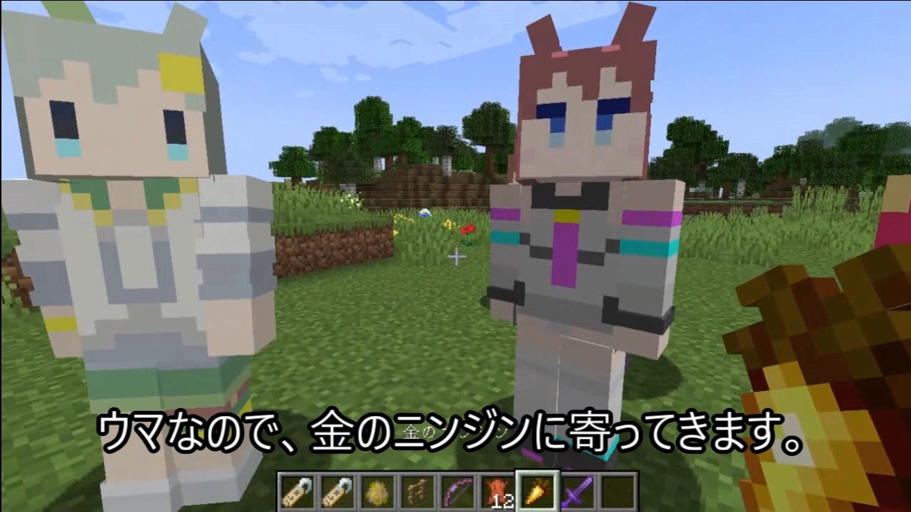 Minecraft ウマをウマ娘にするリソースパックを作ってみた ニコニコ動画