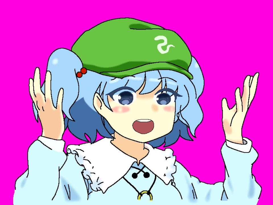 【手描き】頭破七分する河城にとりPB【高画質再現】 - ニコニコ動画