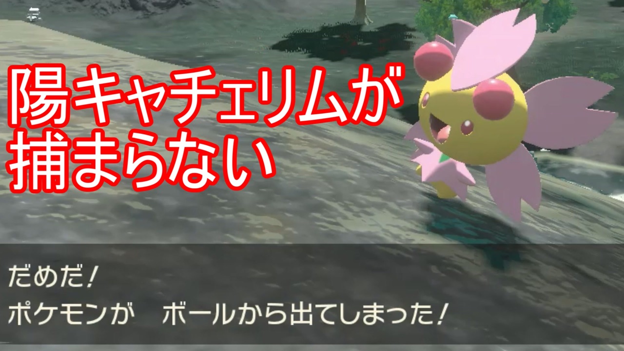 ポケモン替え歌ボカロ 陽キャチェリムが捕まらない 初音ミク 鏡音リン ニコニコ動画