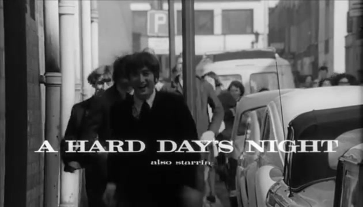 映画『A Hard Day's Night』1964年The Beatles
