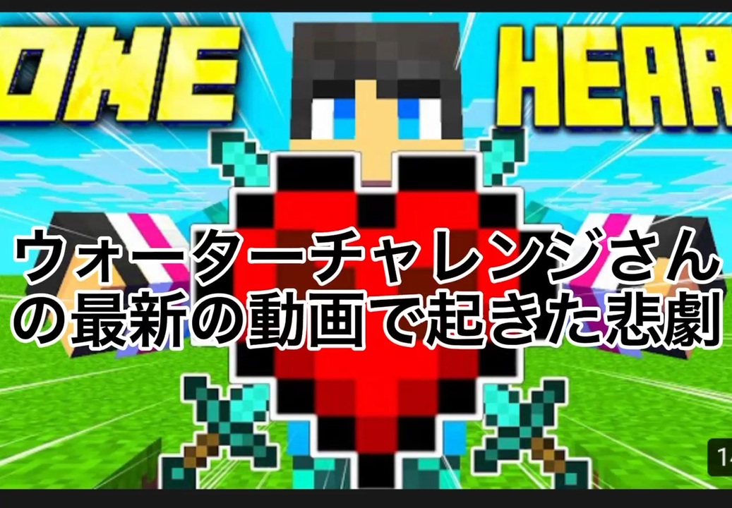 ウォーターチャレンジさん やらかす ニコニコ動画