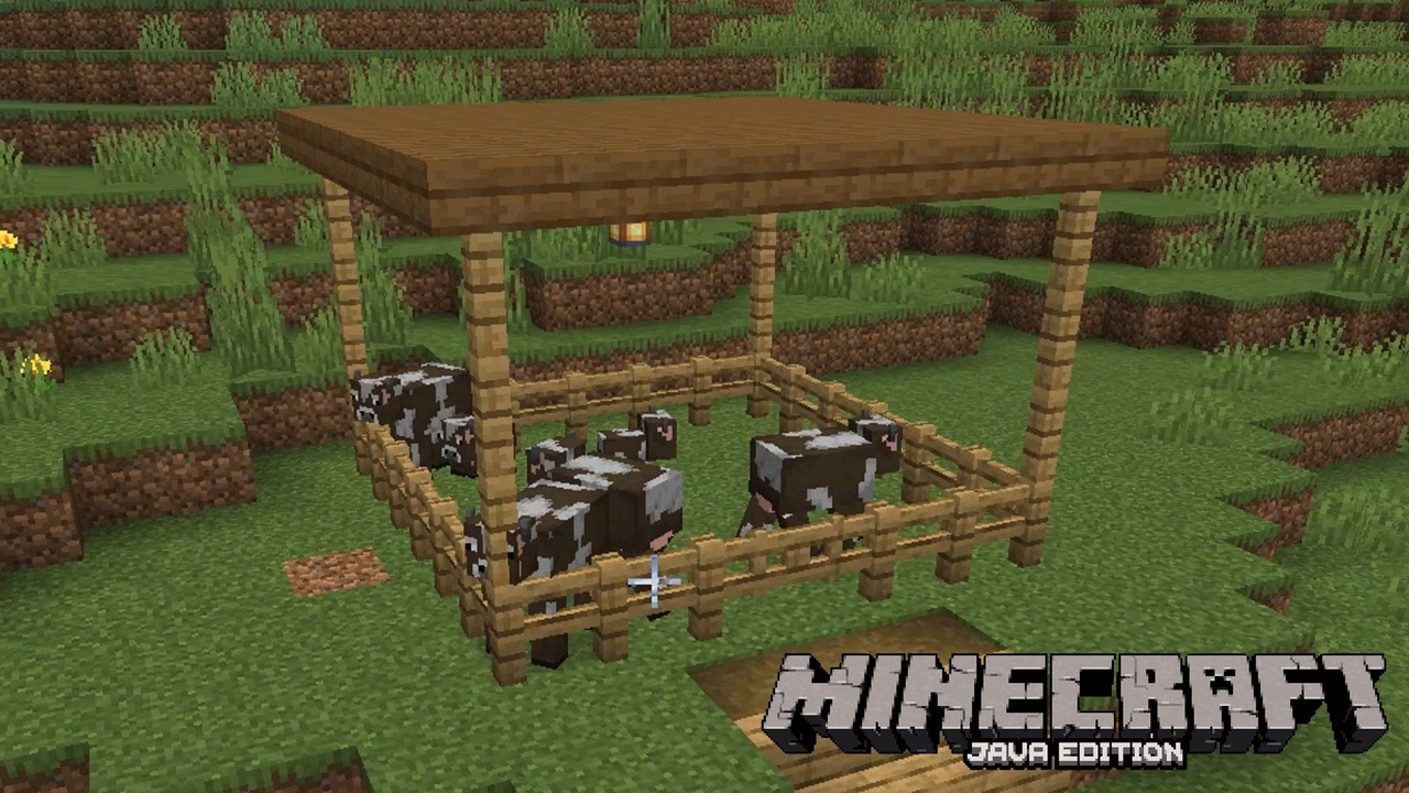 ゆっくり実況 Minecraft Java版 単調作業愛好家のマイクラ 6 洞窟探索 牛小屋建築 ニコニコ動画