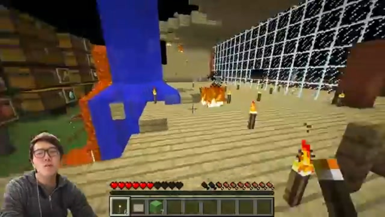 マインクラフト 家が大火事 お宝消滅 ヒカキンのマイクラ実況 Part55 ヒカクラ ニコニコ動画