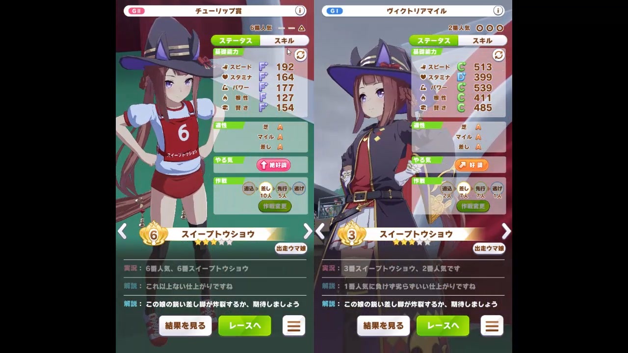 ウマ娘 スイープトウショウの体操服 専用勝負服パドックを堪能する動画 ニコニコ動画