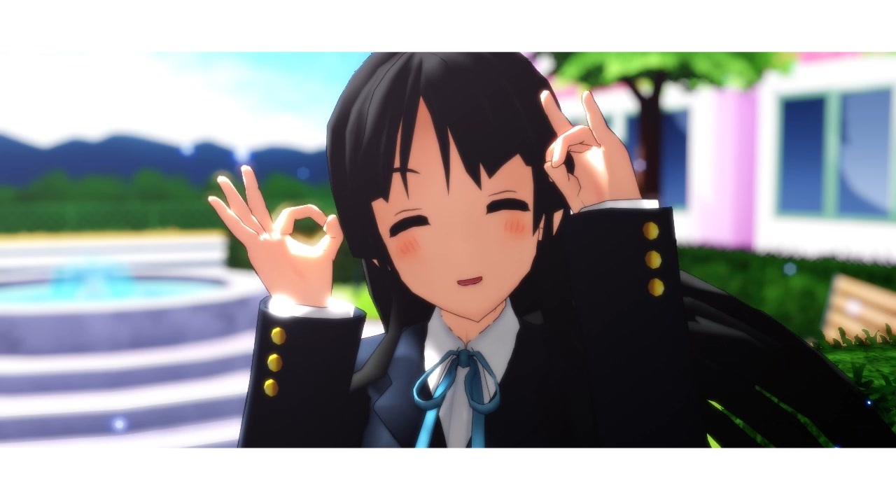 けいおん みお 太宗服 mmd