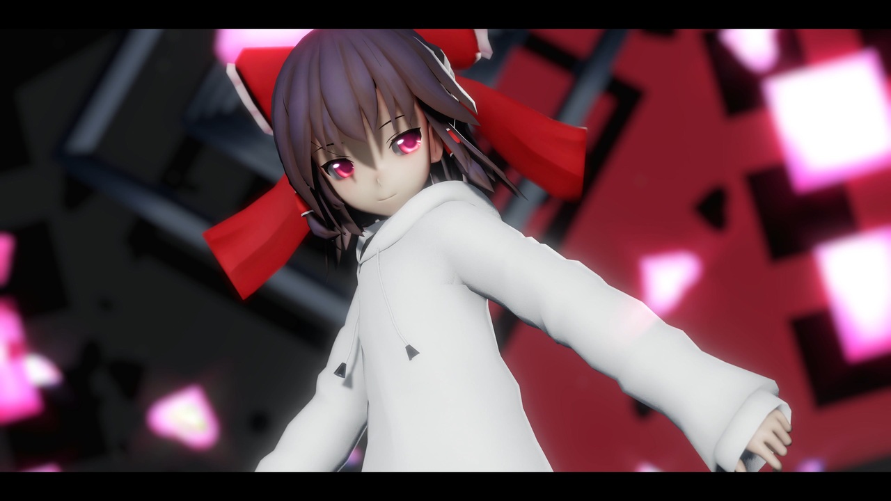 mmd 霊夢 パーカー