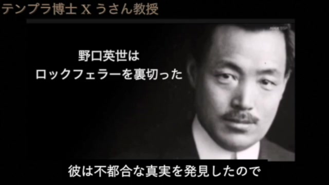 封印された野口英世の黄熱病と電磁波の闇 テンプラ博士xうさん教授対談 ファイナル ニコニコ動画